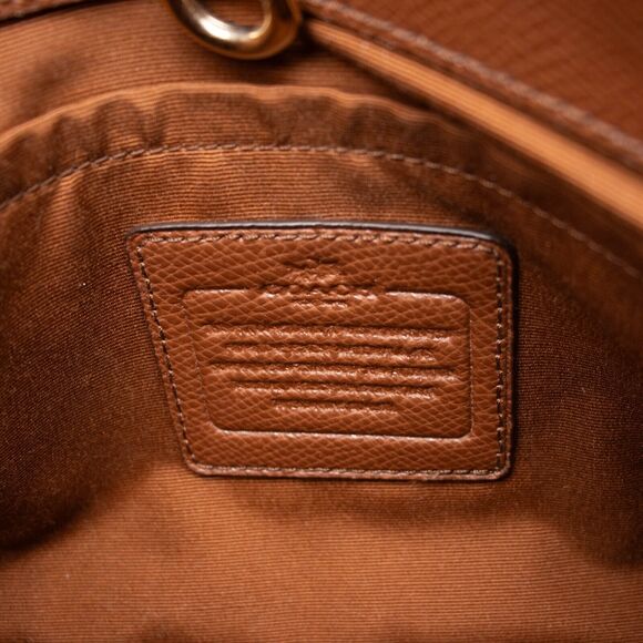 COACH F34607 Small Margot Carryall Satchel Brown Leather - Picture 7 of 8